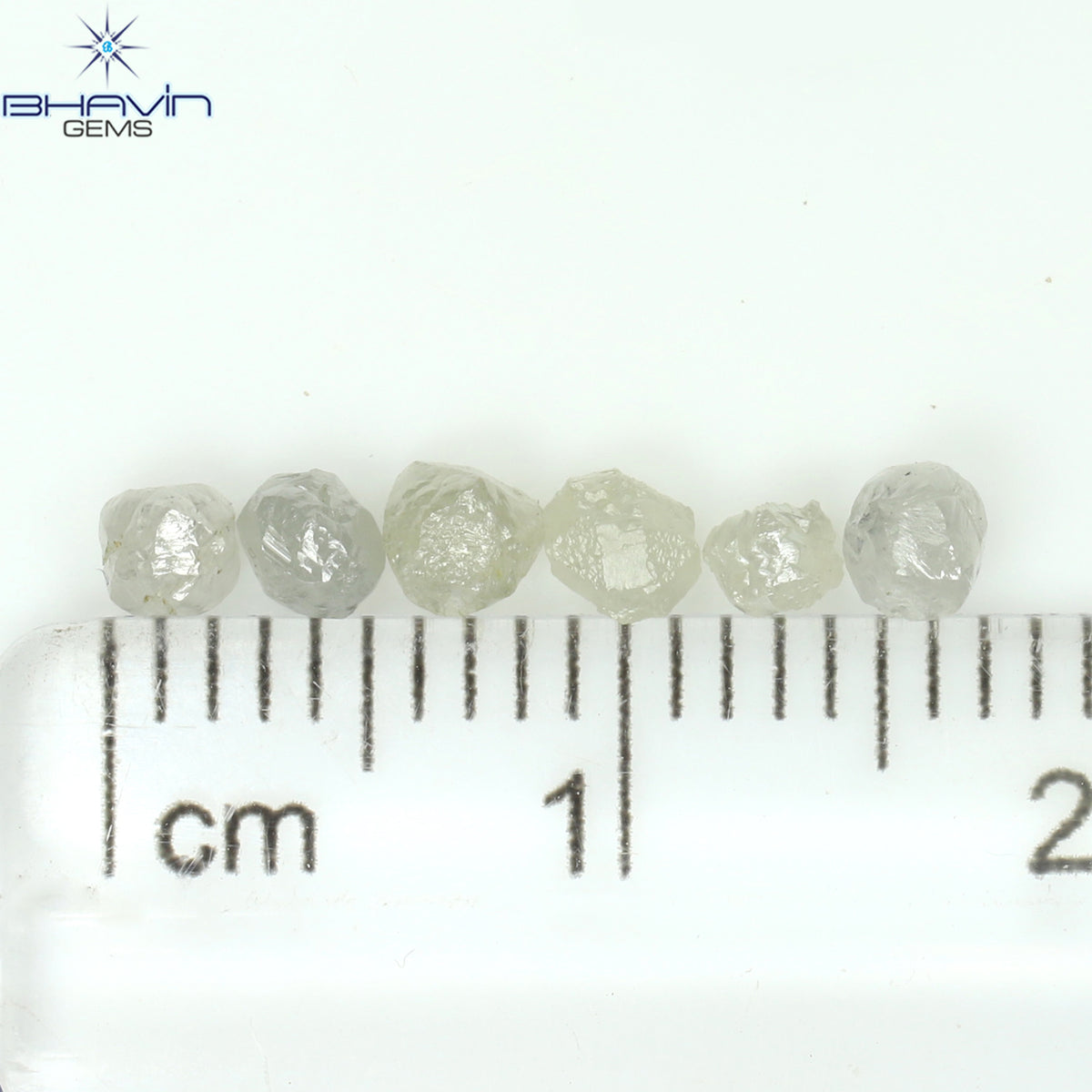 3.07 CT/16 Pcs Natural Rough Diamond White Color Clarity I3 (3.05 MM)