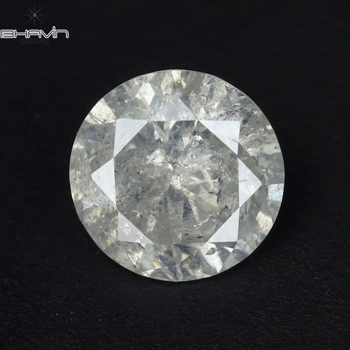0.42 CT Natural Round Diamond White Color Clarity I3 (4.80 MM)