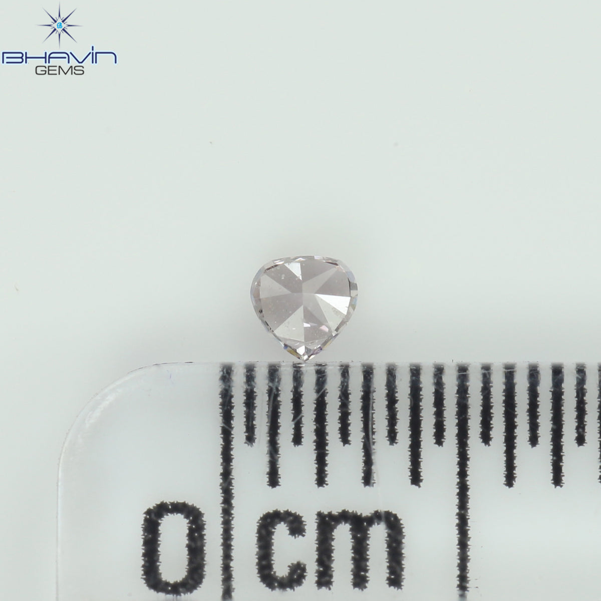0.06 CT Natural Heart Diamond Pink Color Clarity SI1 (2.28 MM)