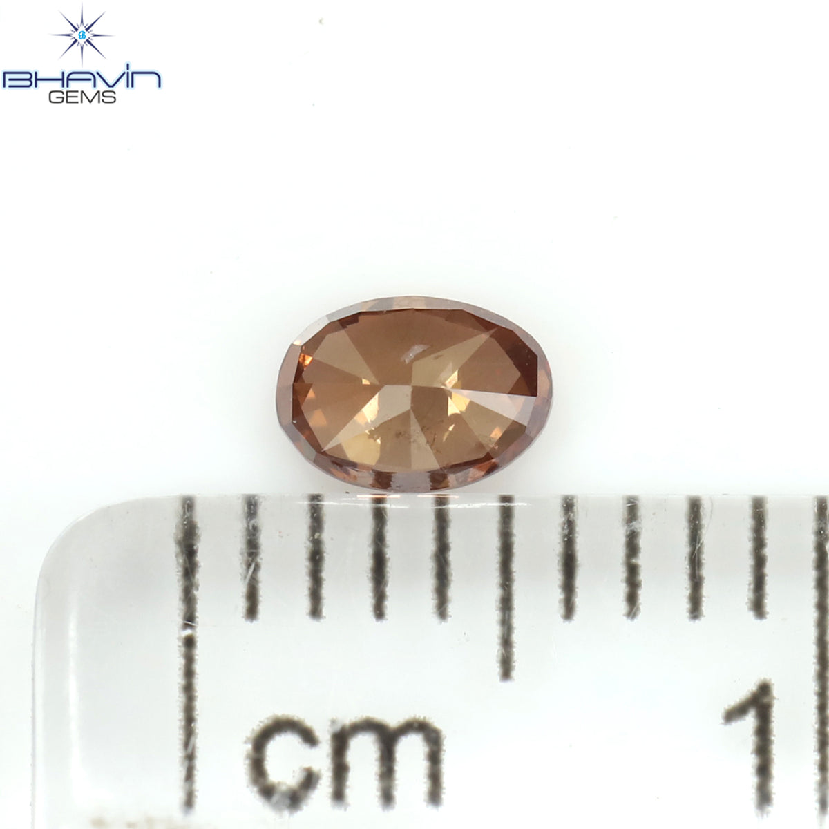 0.23 CT Natural Oval Diamond Enhanced Pink Color Clarity SI1 (4.40 MM)