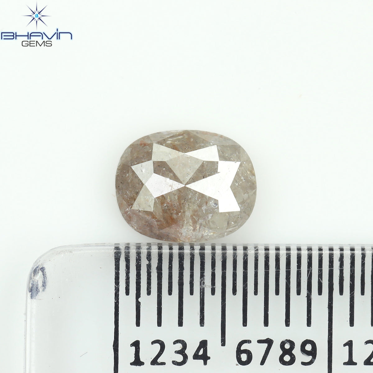 1.04 CT Natural Oval Diamond White Milky Color Clarity I3 (6.70 MM)