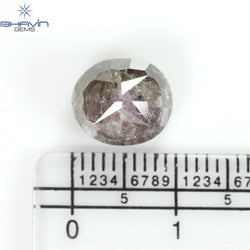 4.92 CT オーバル シェイプ ナチュラル ルース ダイヤモンド ピンク カラー I3 クラリティ (9.76 MM)