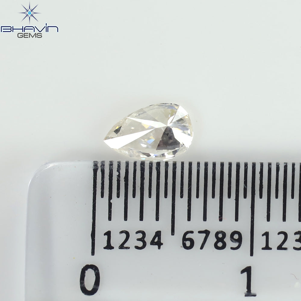 0.25 CT ペアシェイプ ナチュラル ダイヤモンド ホワイト カラー I1 クラリティ (5.71 MM)