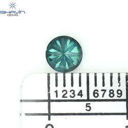 0.45 CT ラウンド シェイプ ナチュラル ダイヤモンド ブルー カラー SI2 クラリティ (4.75 MM)
