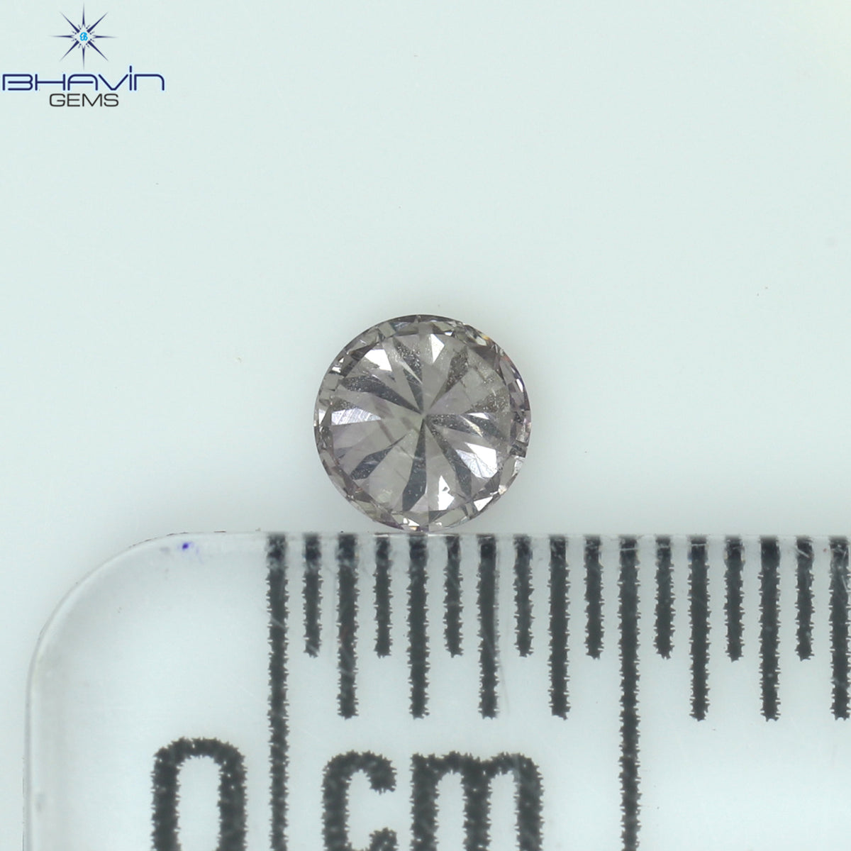 0.08 CT Natural Round Diamond Pink Color Clarity VS1 (2.72 MM)