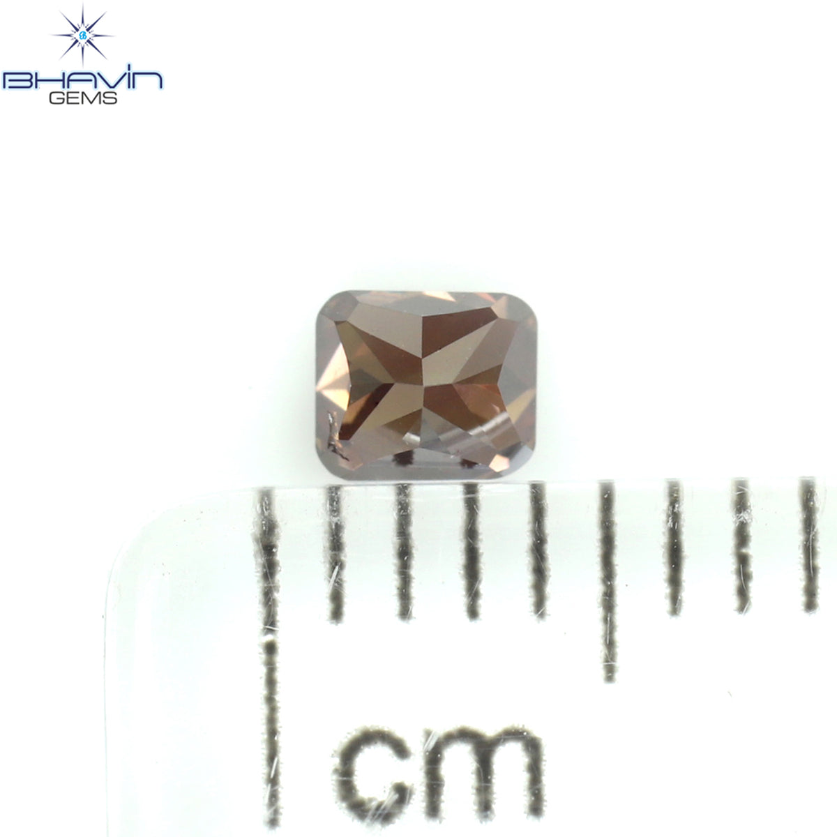 0.19 CT クッション シェイプ ナチュラル ルース ダイヤモンド 強化ピンク色 VS1 クラリティ (3.31 MM)