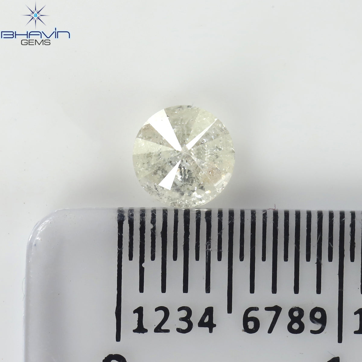 0.39 CT Natural Round Diamond White Color Clarity I3 (4.65 MM)