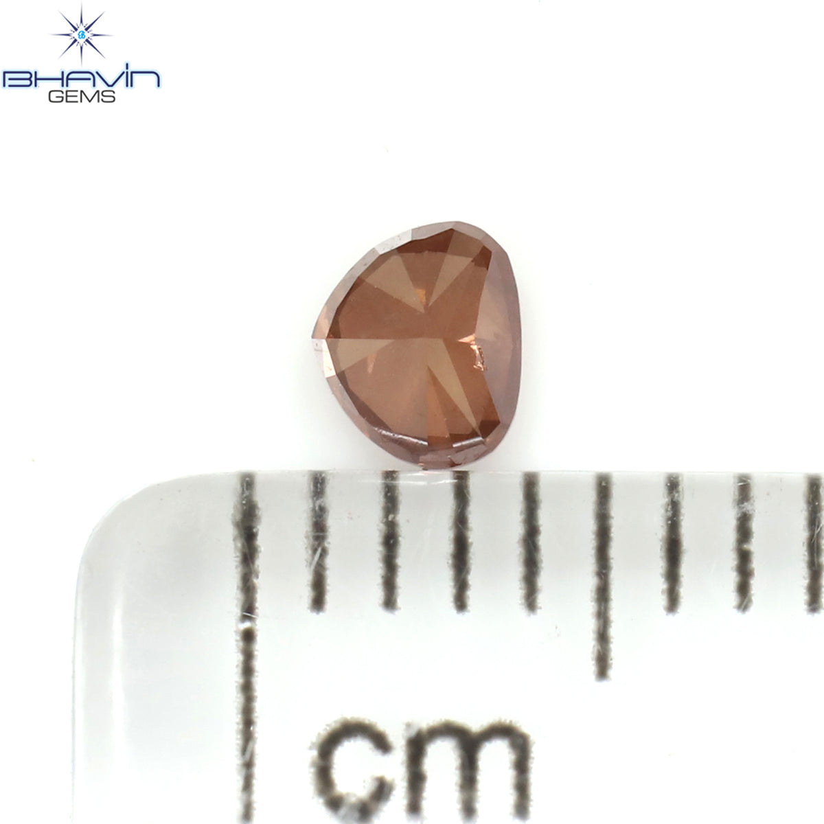 0.15 CT ハートシェイプ エンハンスト ピンク カラー ナチュラル ルース ダイヤモンド SI1 クラリティ (3.55 MM)