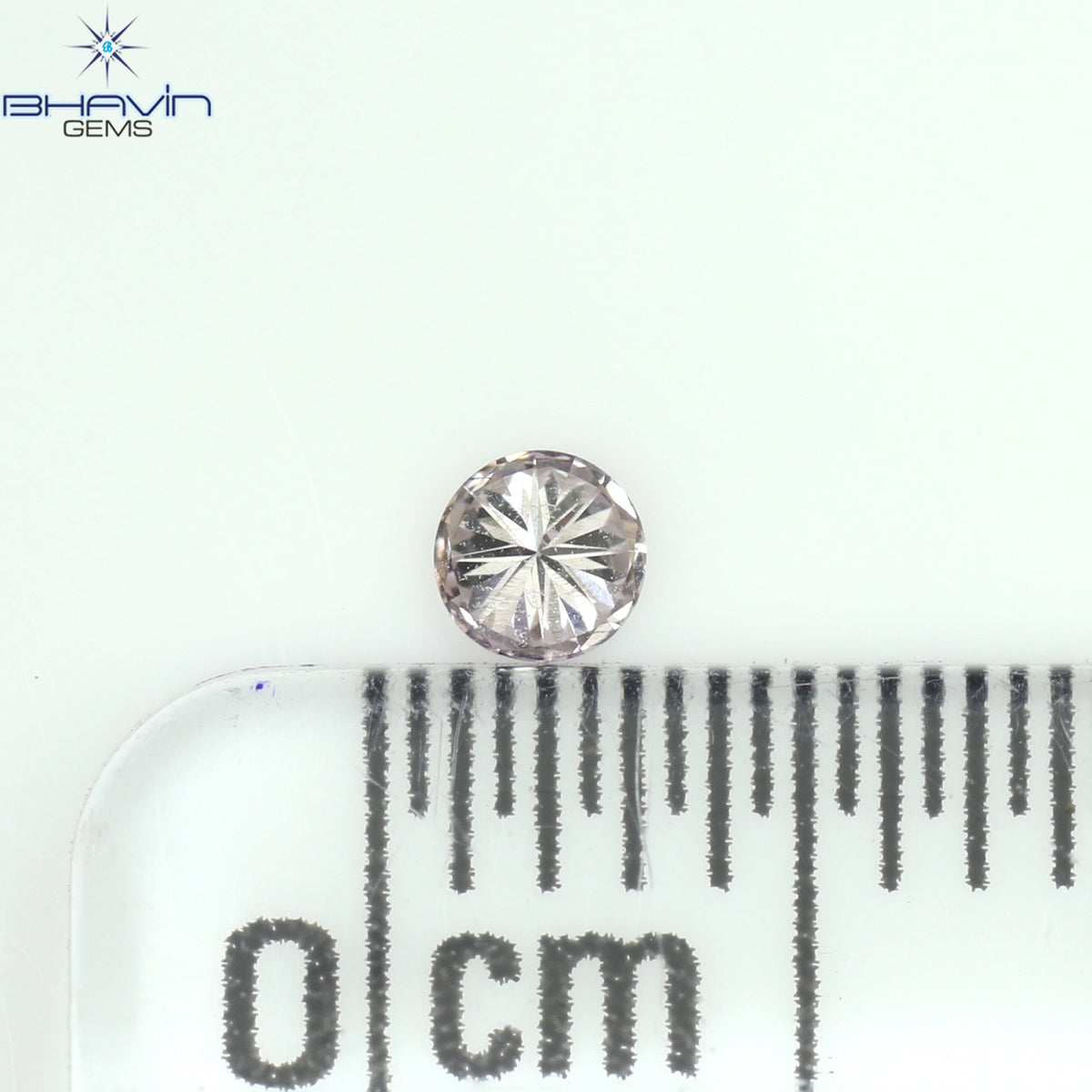 0.06 CT Natural Round Diamond Pink Color Clarity VS1 (2.47 MM)