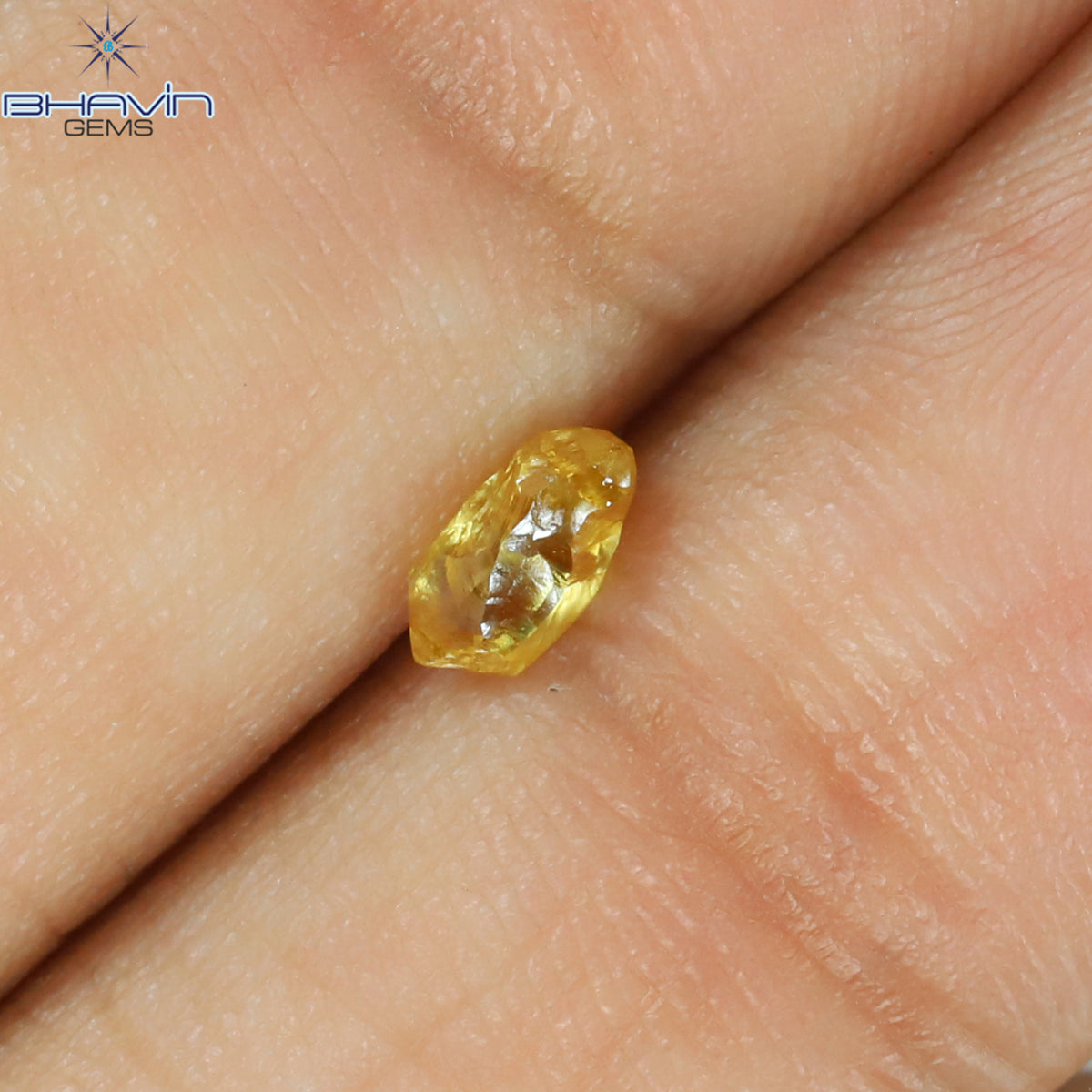 1.14 CT ラフシェイプ ナチュラル ダイヤモンド ホワイト カラー I2 クラリティ (8.43 MM)