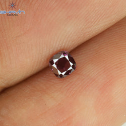 0.19 CT Cushion Shape Natural Loose Diamond Enhanced Pink Color VS1 Clarity (3.08 MM)