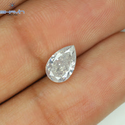 1.09 CT Pear Shape Natural Diamond White Color I1 Clarity (7.95 MM)