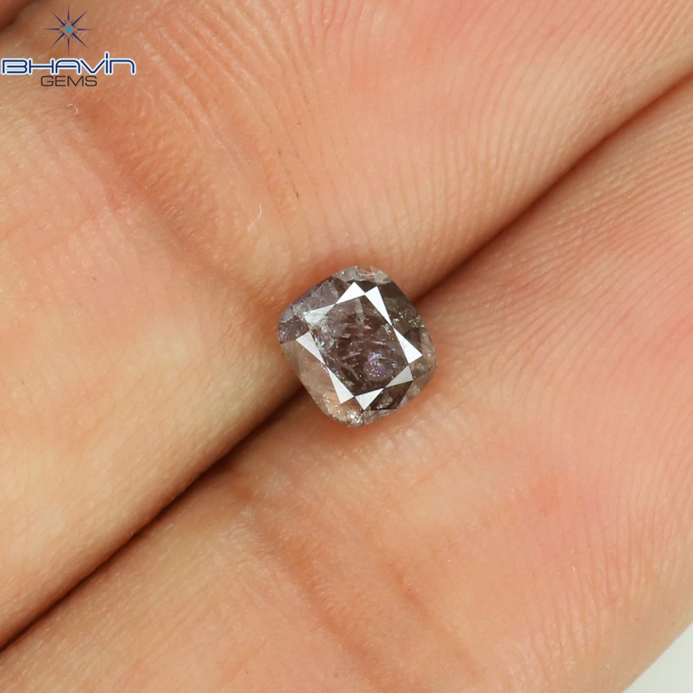0.05 CT クッションシェイプ 天然ダイヤモンド ピンクカラー VS2 クラリティ (2.28 MM)