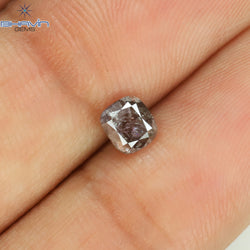 0.51 CT Cushion Shape Natural Diamond Pink Color I3 Clarity (4.56 MM)