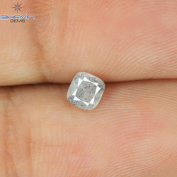 0.27 CT Cushion Shape Natural Diamond White Color I2 Clarity (3.75 MM)