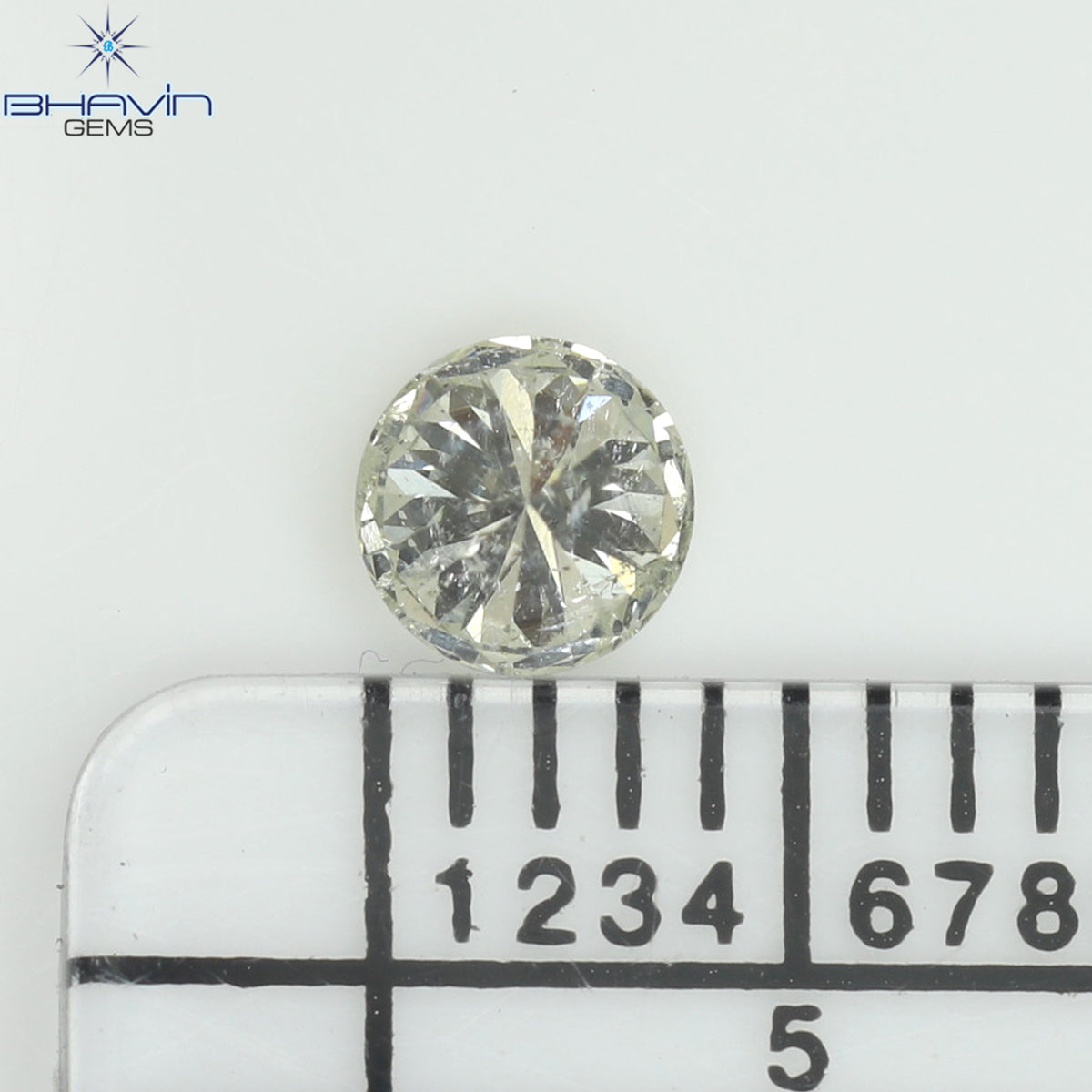 0.27 CT Natural Round Diamond H Color Clarity I1 (3.84 MM)