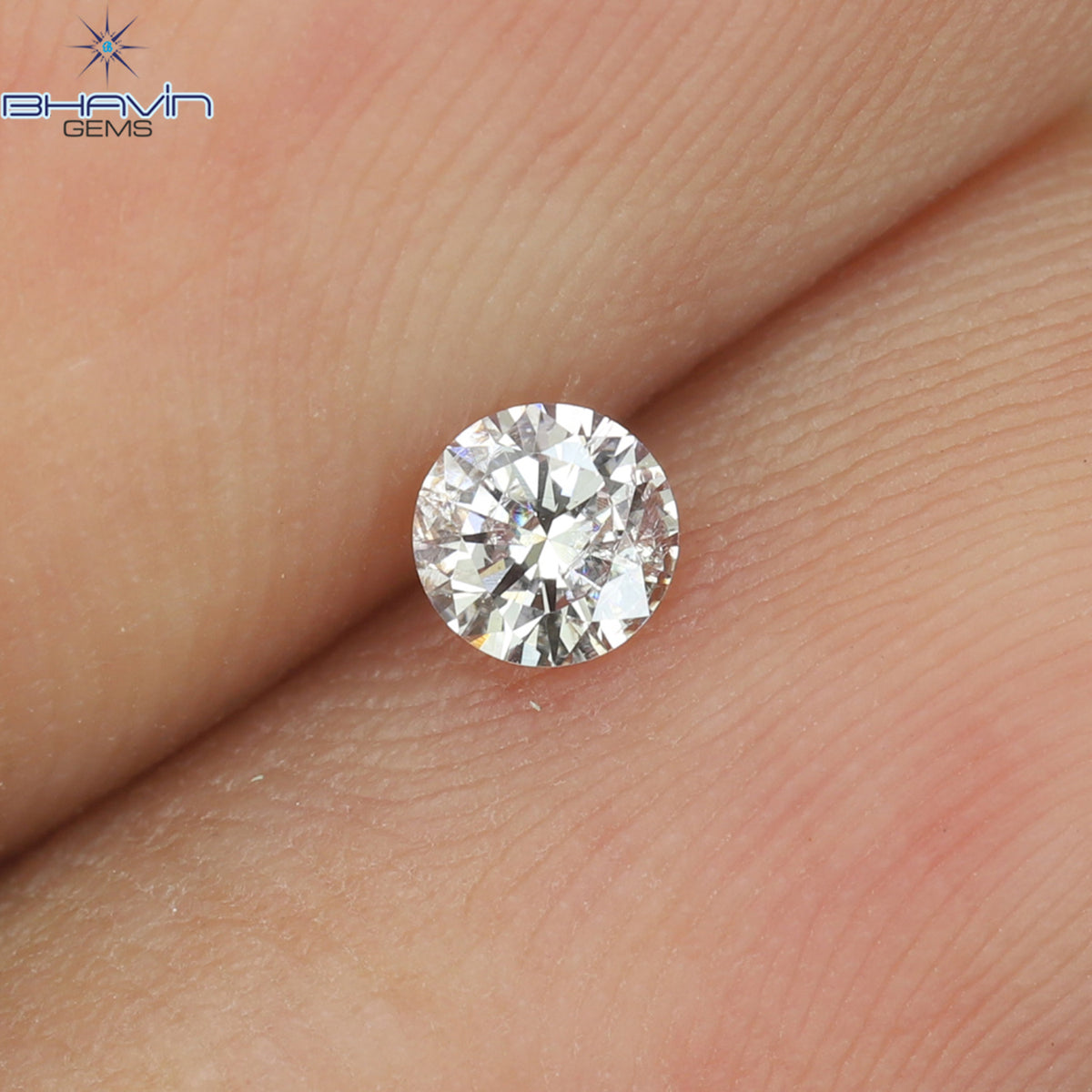 0.12 CT Natural Round Diamond Pink Color Clarity SI2 (3.30 MM)