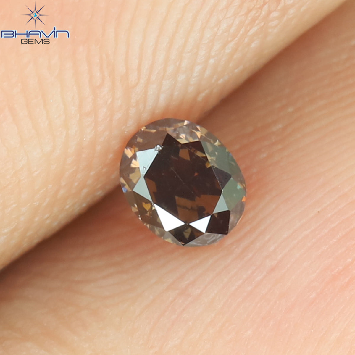 0.19 CT Natural Oval Diamond Enhanced Pink Color Clarity VS2 (3.17 MM)