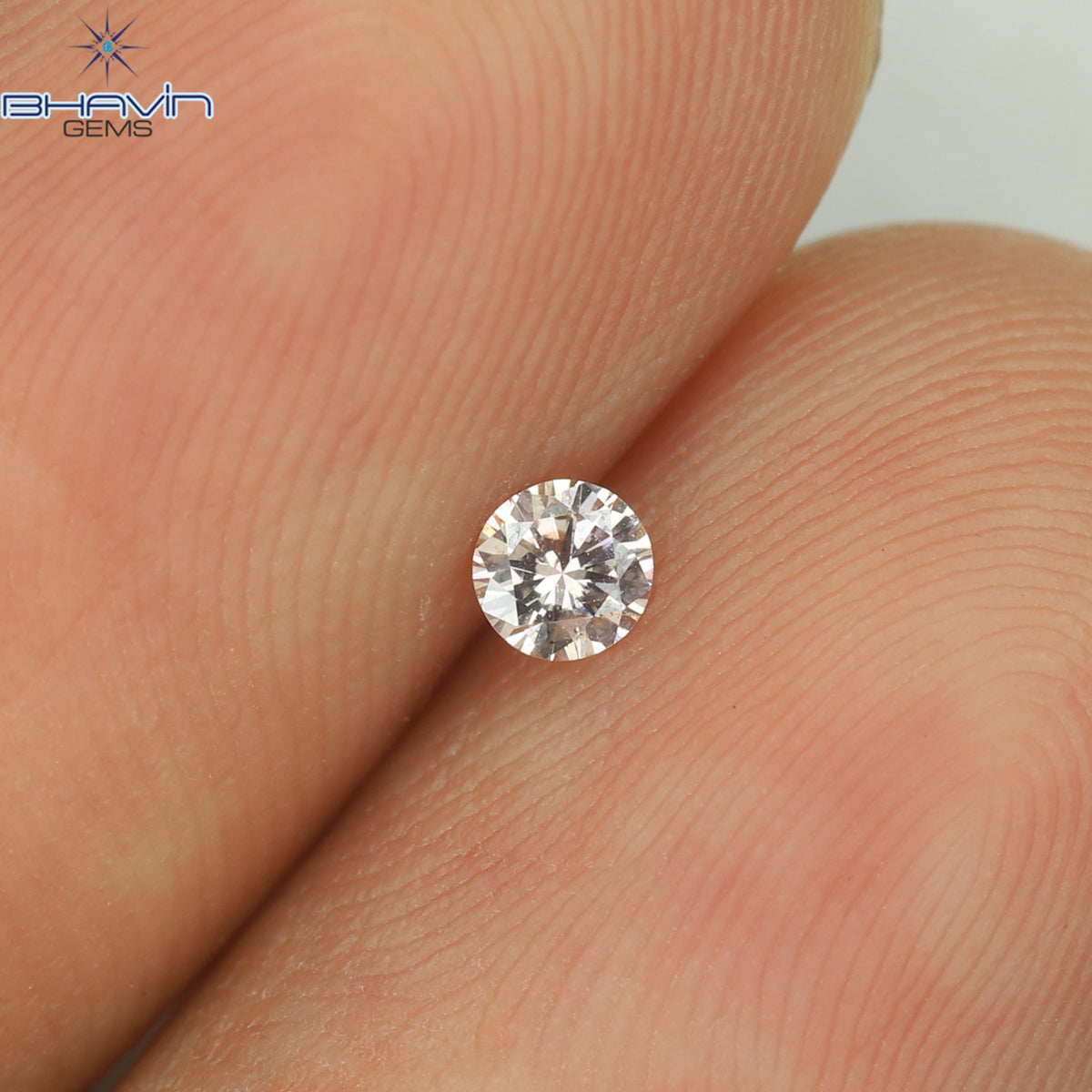 0.07 CT Natural Round Diamond Pink (Argyle) Color Clarity SI1 (2.66 MM)