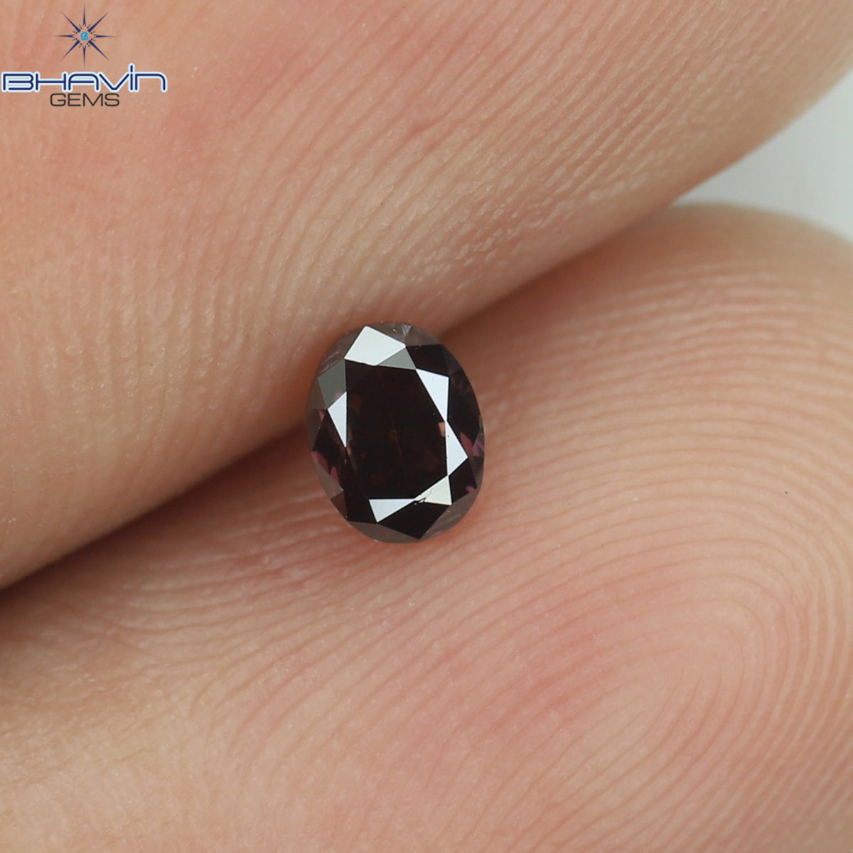 0.20 CT Natural Oval Diamond Enhanced Pink Color Clarity VS1 (3.86 MM)