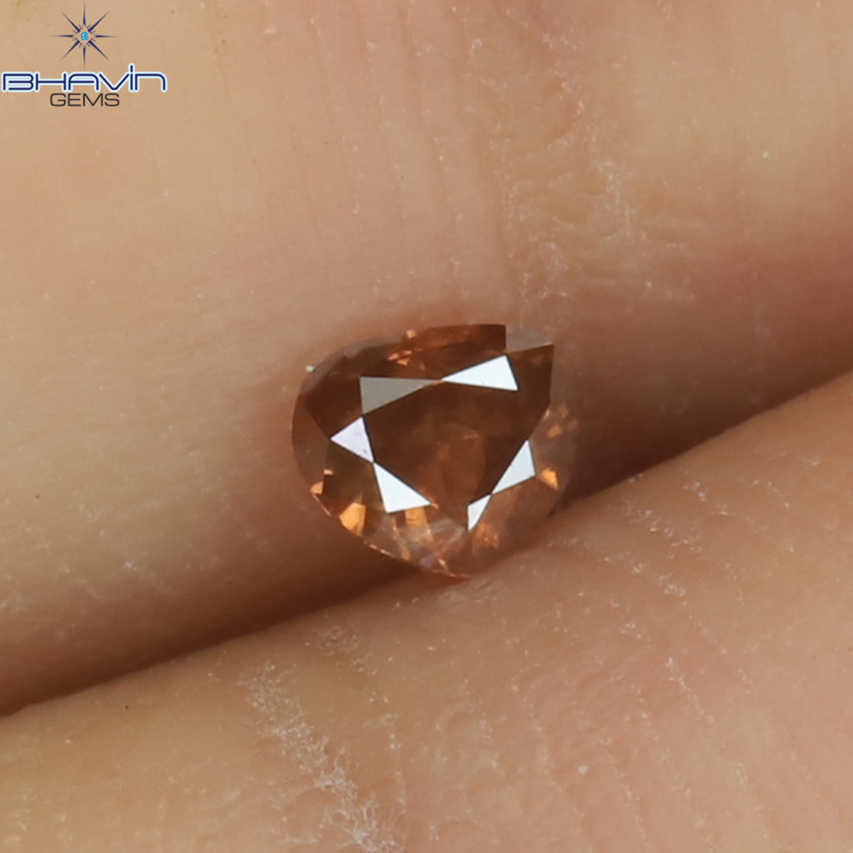 0.15 CT ハートシェイプ エンハンスト ピンク カラー ナチュラル ルース ダイヤモンド SI1 クラリティ (3.55 MM)