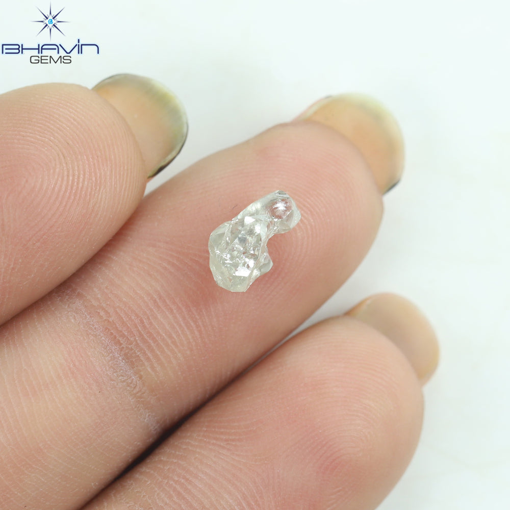 1.14 CT ラフシェイプ ナチュラル ダイヤモンド ホワイト カラー I2 クラリティ (8.43 MM)