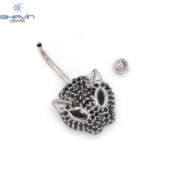 18K/3g leopard Belly Button Ring, Belly Button Jewelry Ring, Belly Button Rings
