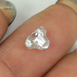 0.82 CT Rough Shape Natural Diamond White Color VS2 Clarity (6.20 MM)
