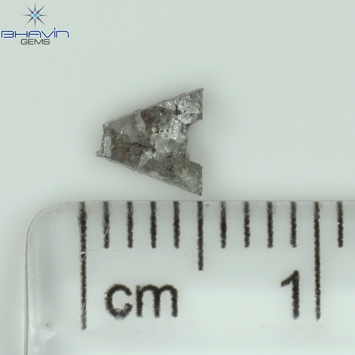 0.24 CT Natural Alphabet Diamond Salt And Pepper Color Clarity I3 (4.60 MM)