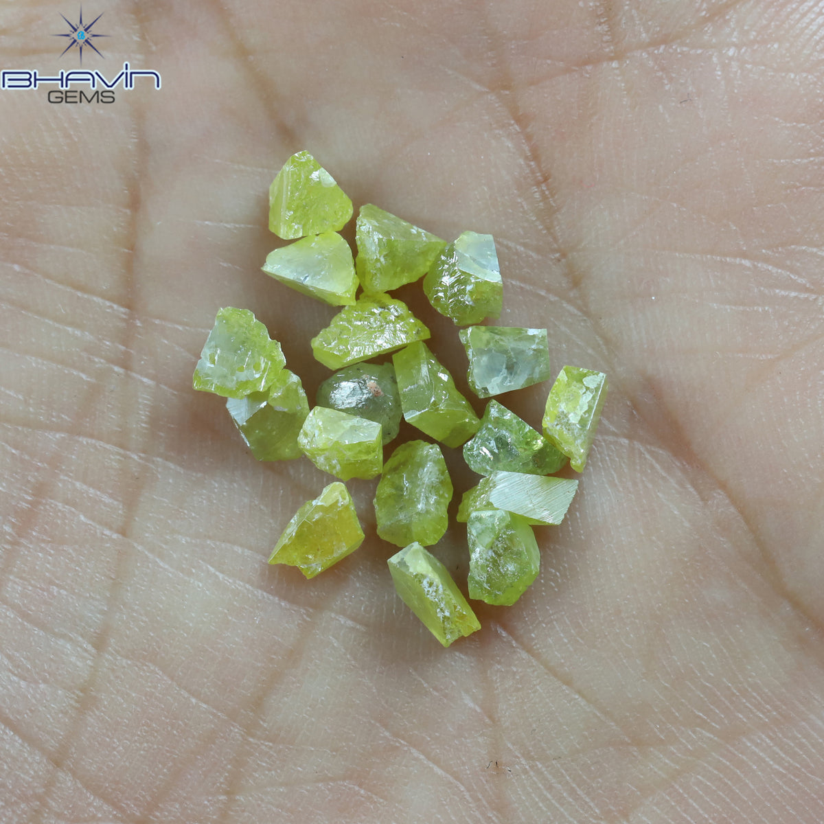 4.87 CT/18 ピース ミックス カラー イエロー ダイヤモンド ナチュラル ルース ダイヤモンド I3 クラリティ (3.64 MM)