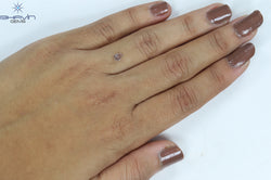 0.30 CT Pear Shape Natural Diamond Pink (Argyle) Color VS2 Clarity (5.20 MM)