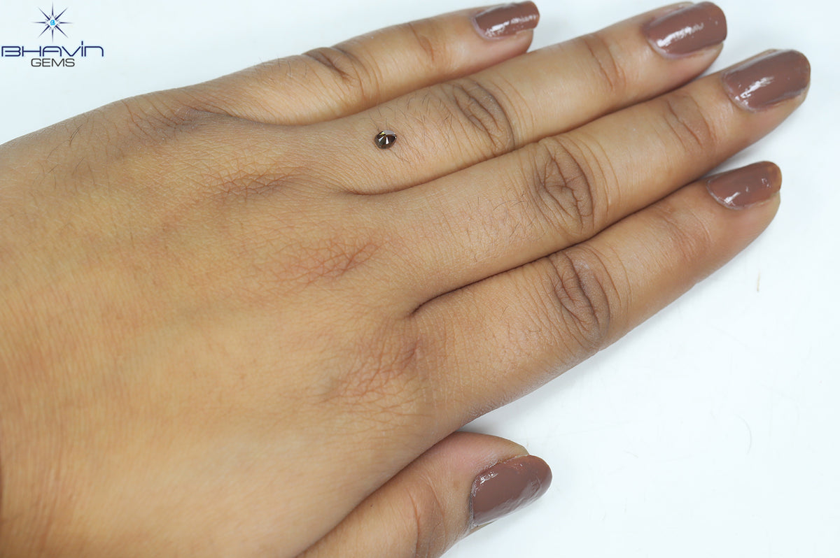 0.25 CT Natural Pear Diamond Enhanced Pink Color Clarity VS1 (4.05 MM)