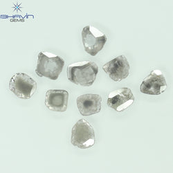 2.65 CT Slice Diamond Salt And Pepper Color Clarity I3 (6.90 MM)