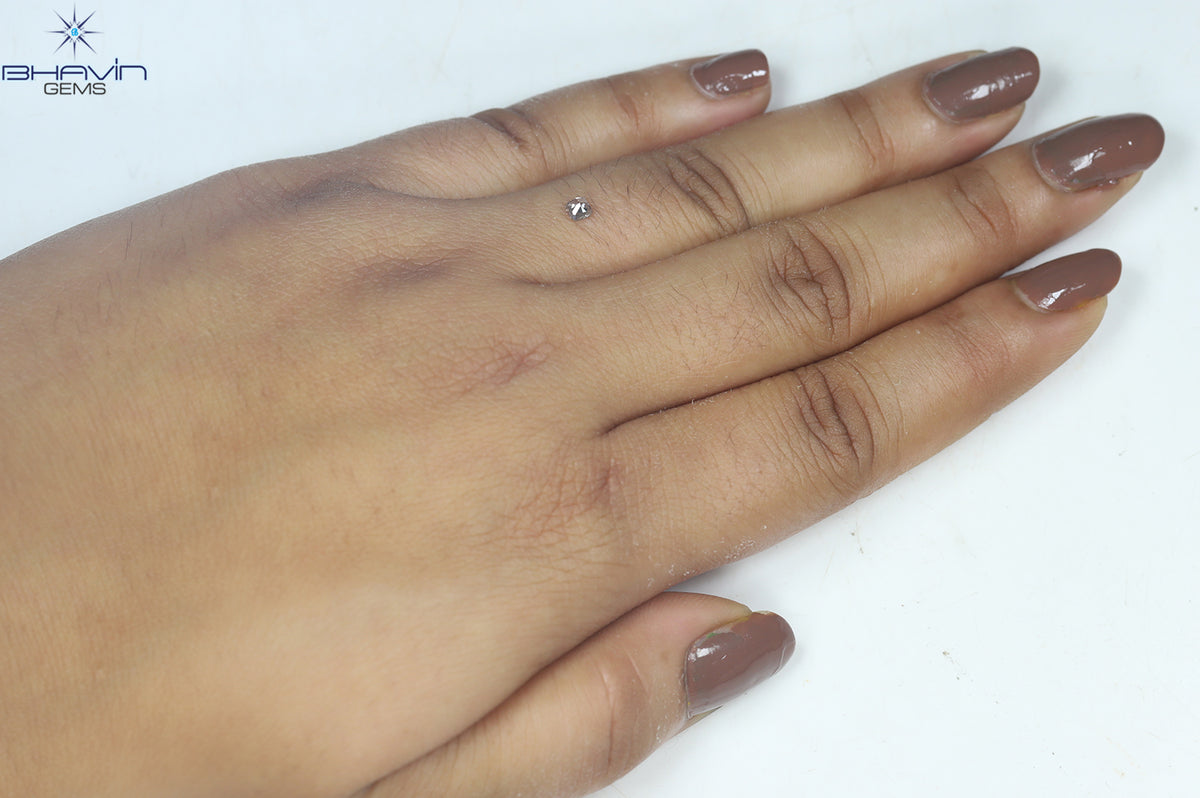 0.17 CT Natural Cushion Diamond Pink Color Clarity I1 (3.00 MM)