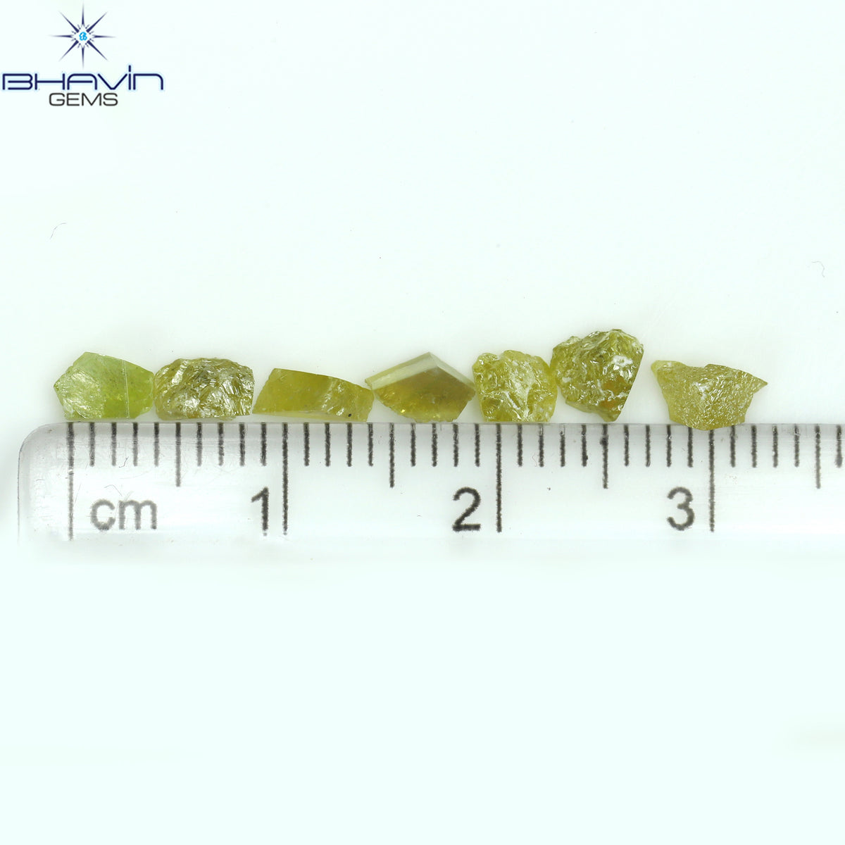 4.87 CT/18 ピース ミックス カラー イエロー ダイヤモンド ナチュラル ルース ダイヤモンド I3 クラリティ (3.64 MM)