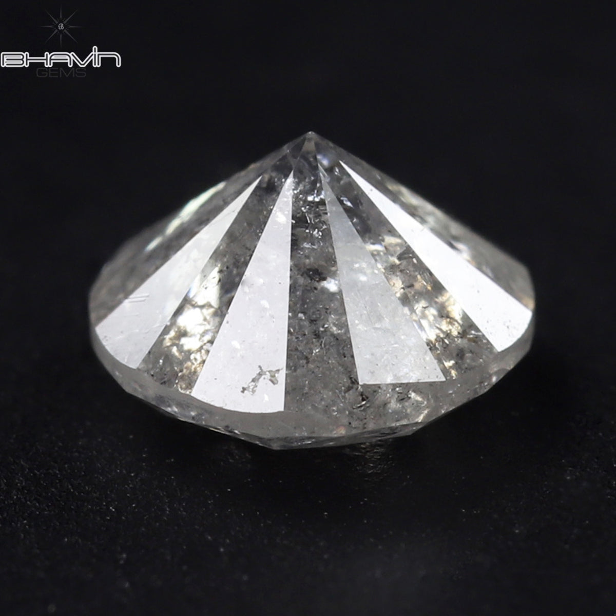 0.65 CT Natural Round Diamond White Color Clarity I3 (5.36 MM)