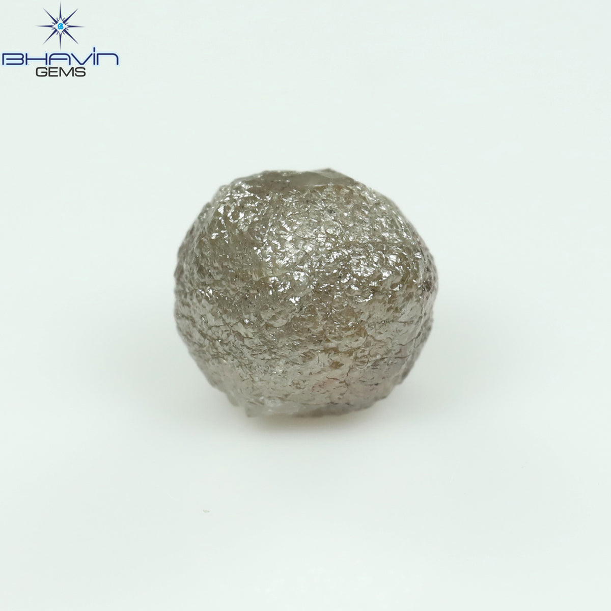 1.60 CT Natural Rough Diamond Salt And Pepper Color Clarity I3 (5.95 MM)