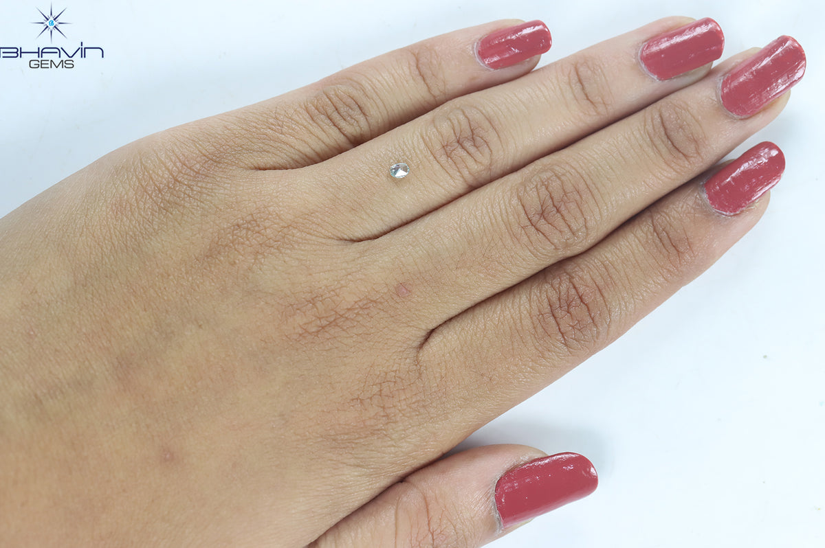0.12 CT Natural Oval Diamond Enhanced Bluish Green Color Clarity VS1 (3.26 MM)