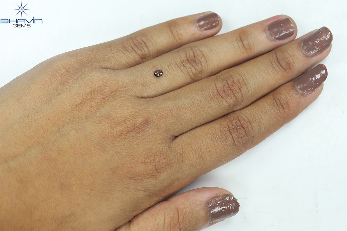 0.19 CT Natural Oval Diamond Enhanced Pink Color Clarity VS2 (3.17 MM)