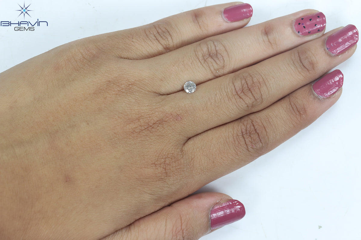 0.43 CT Natural Round Diamond White Color Clarity I3 (4.07 MM)
