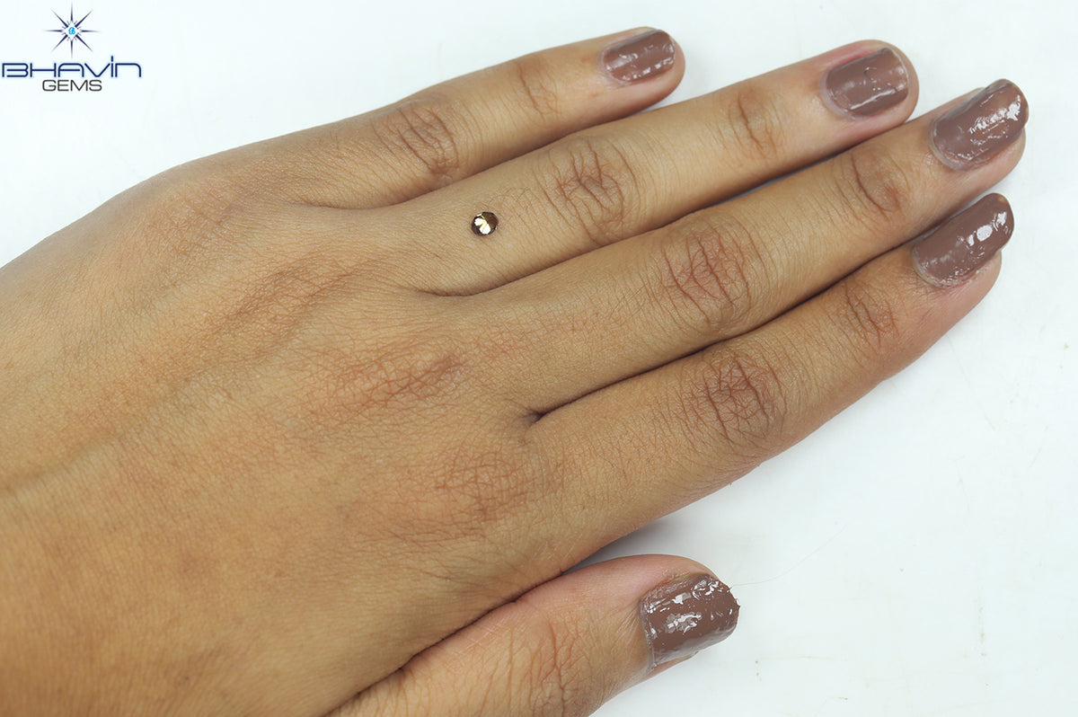 0.17 CT Natural Oval Diamond Enhanced Pink Color Clarity VS2 (3.58 MM)