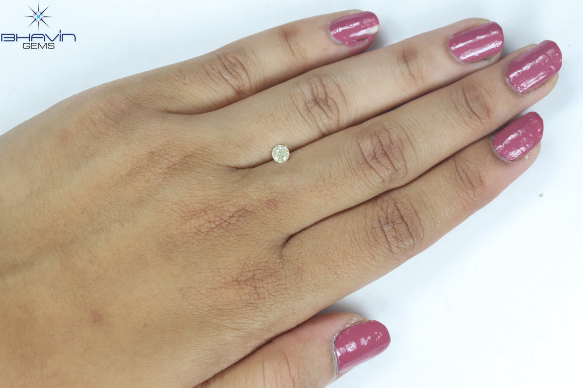 0.27 CT ラウンド シェイプ ナチュラル ルース ダイヤモンド ホワイト (M) カラー I3 クラリティ (4.05 MM)