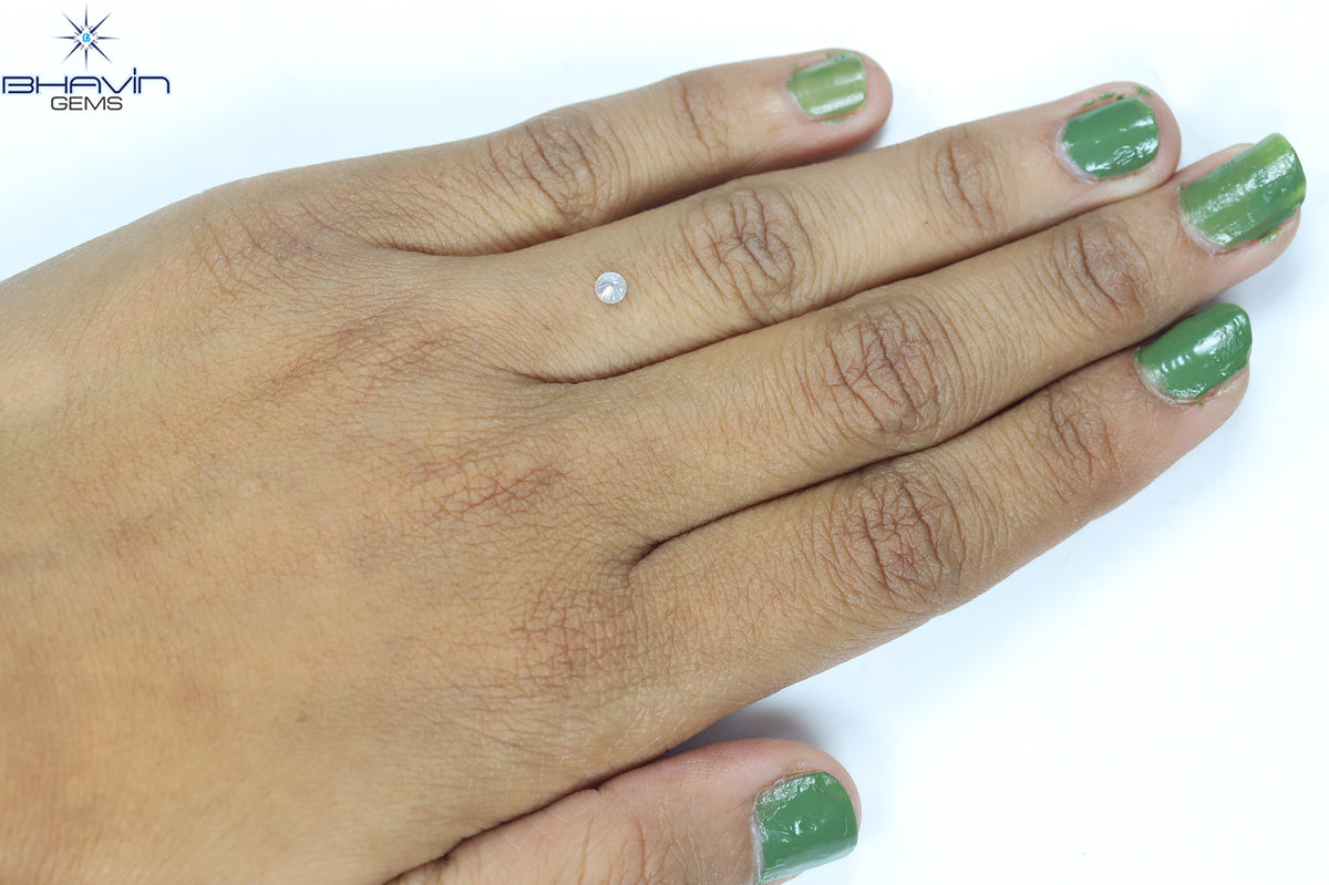 0.12 CT Natural Round Diamond White Fancy Color Clarity SI1 (3.20 MM)