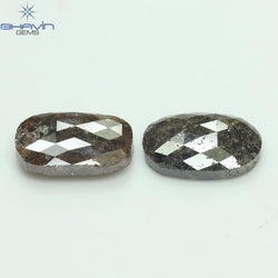 3.53 CT Oval Shape Natural Diamond Brown Color I3 Clarity (9.59 MM)