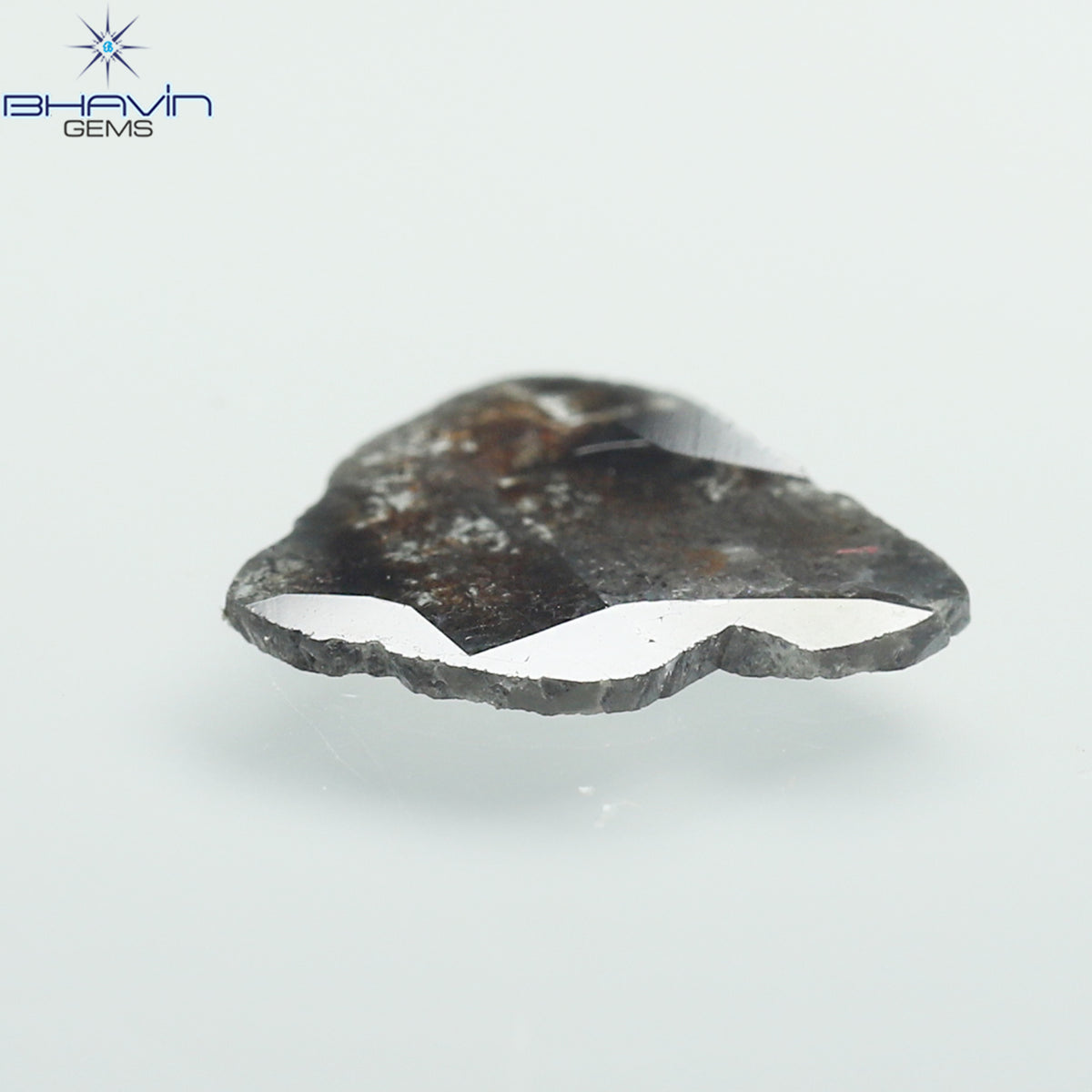 1.05 CT Slice Natural Diamond Salt And Pepper Color Clarity I3 (11.60 MM)