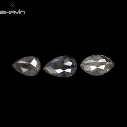 0.64 CT/3 PCS Mix Shape Natural Diamond White Color I3 Clarity (4.85 MM)
