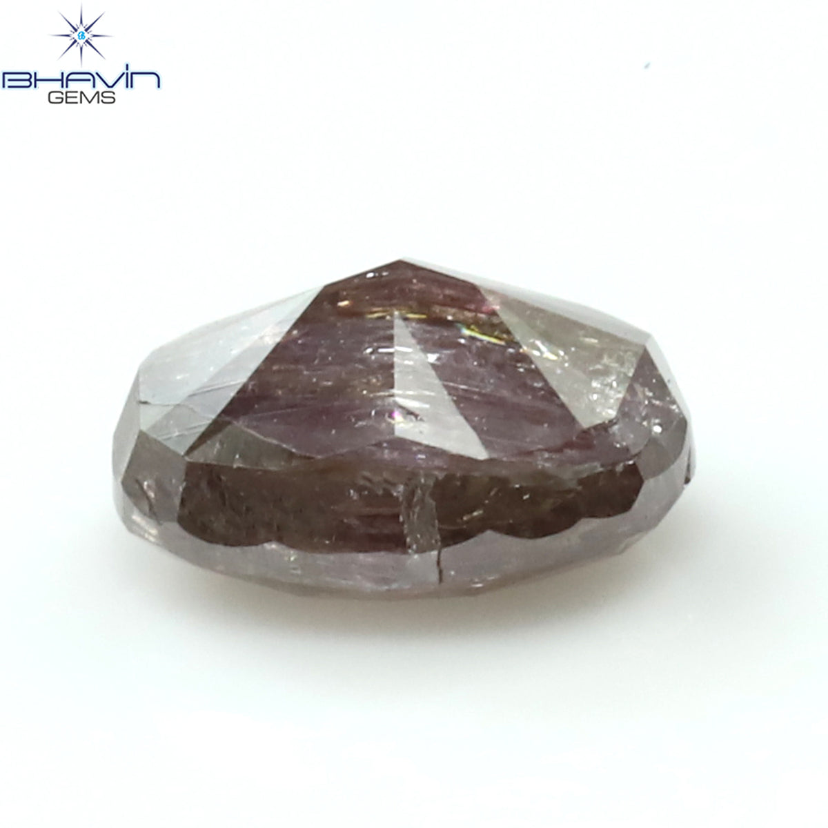 0.40 CT Natural Oval Diamond Pink Color Clarity I3 (4.86 MM)