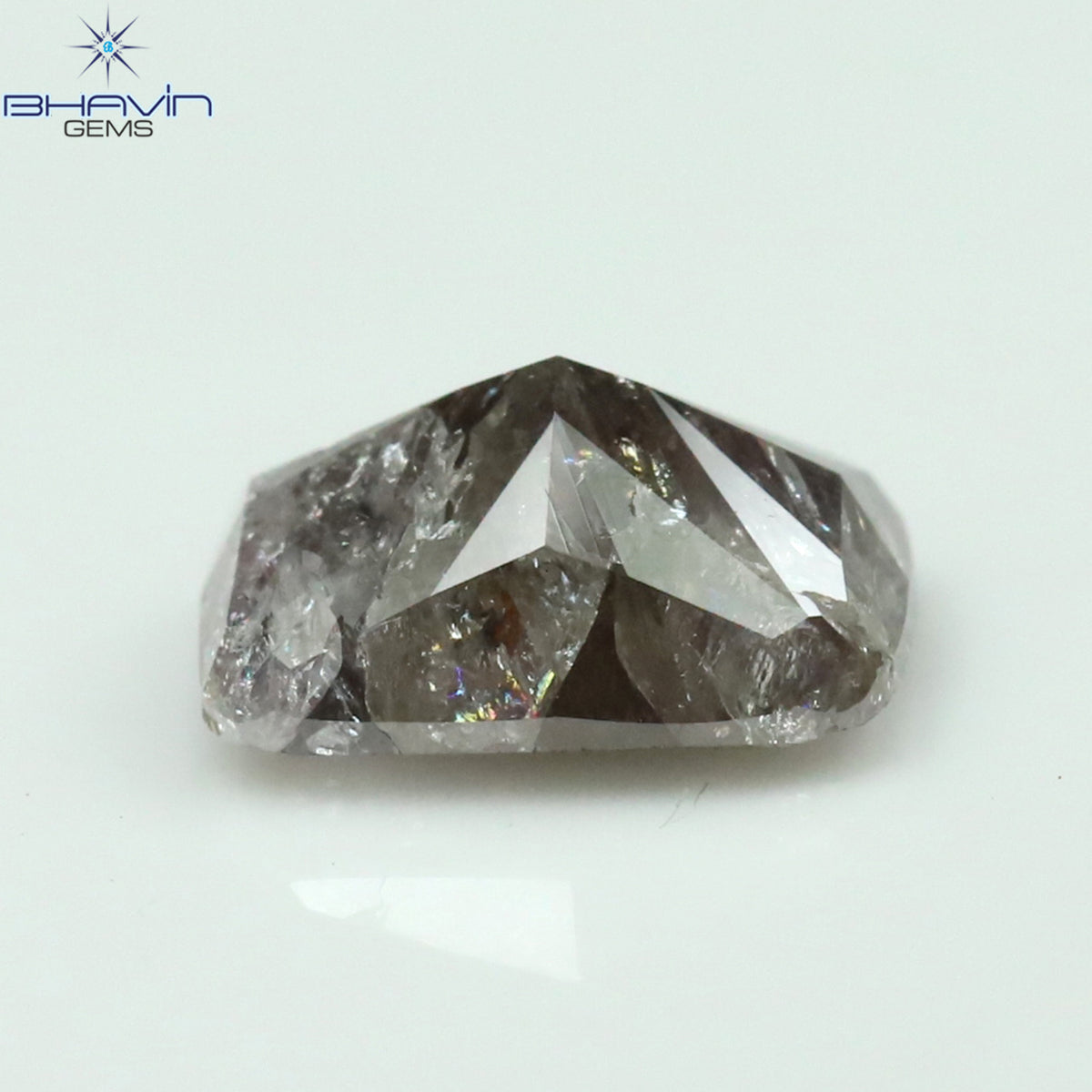 1.58 CT Natural Cushion Diamond Pink Color Clarity I3 (7.70 MM)