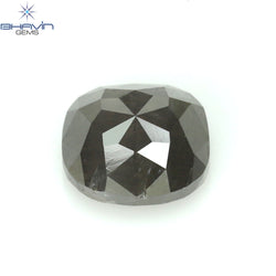 0.53 CT Oval Shape Natural Diamond Salt And Pepper Color I3 Clarity (4.77 MM)