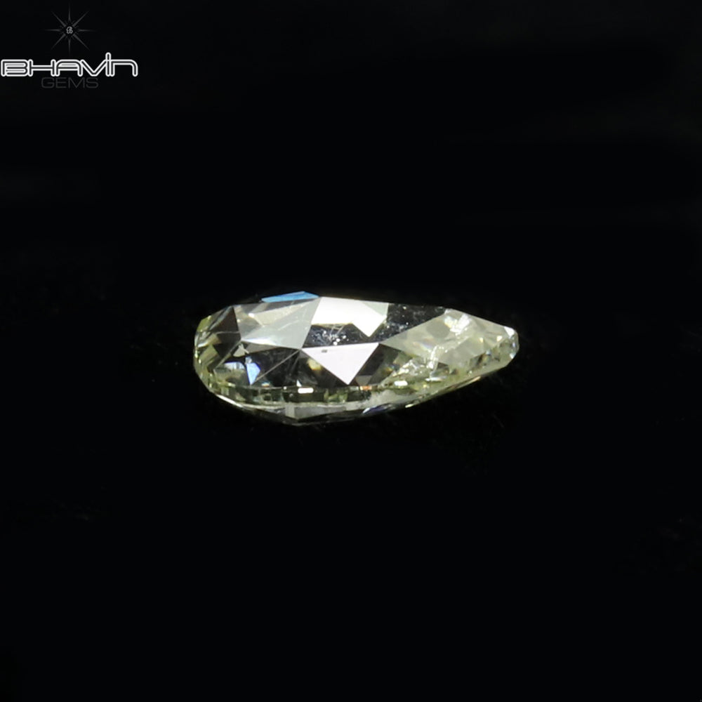 0.10 CT Pear Shape Natural Diamond White Color SI2 Clarity (3.82 MM)